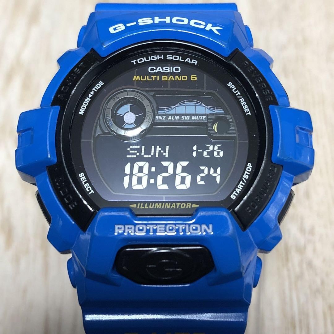 時計 G-SHOCK GWX-8900D G-SHOCK CASIO カシオ G-LIDE G-ライド GWX-8900D-2JF ブルー 青