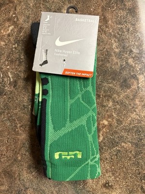 Nike Hyper Elite Basketball Crew Socks Large LeBron NEW WITH TAGS (Size 6-8)