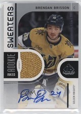2024 SP Game Used Inked Rookie Sweaters 92/99 Brendan Brisson #IRS-BB Auto 1bi3