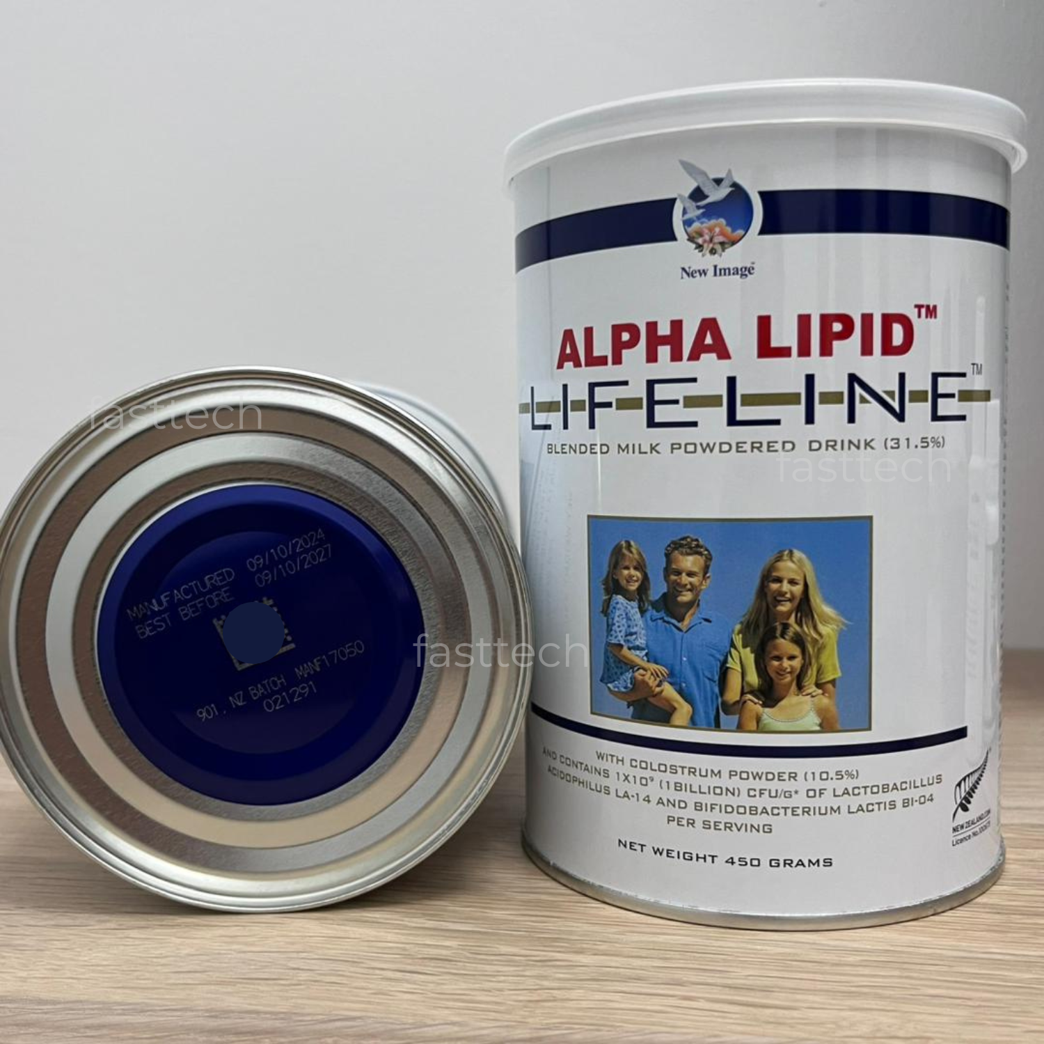 3 Cans Alpha Lipid LIFELINE Colostrum Milk Powder Blended 450g  – Exp: 10/2027