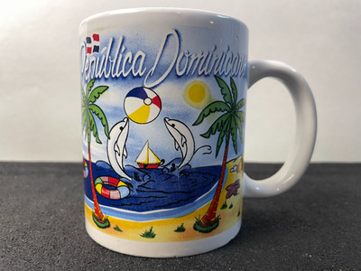 Republica Dominicana Theme 8 oz Coffee / Tea Cup / Mug