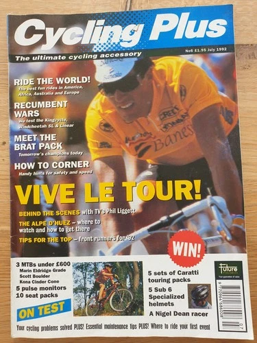 CYCLING PLUS July 1992, CycleSport June 1995, Bike 2011, vintage magazines