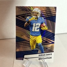 2025 Panini Revolution Derius Davis #115 Blue Swirl /99