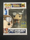 Funko POP! Back to the Future #965 Marty Checking Watch SDCC Exclusive