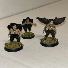 Ral Partha Metal Miniature Lot Of Three Female Harpys Harpies