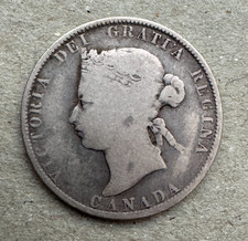 Canada, 25 Cents, 1874 H, KM#5