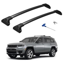 300lbs Roof Rack Cross Bars Compatible with 2021-2026 Jeep Grand Cherokee L 3...
