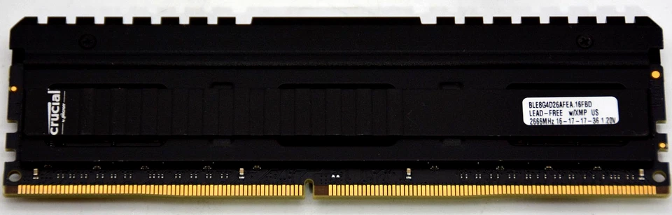 Micron Crucial Ballistix Elite 16GB DDR4 2666MHz @ 1.2v RAM *USED/READ* - Image 2 of 4