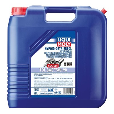 20L LIQUI MOLY HYPOID GETRIEBEÖL GL4/5 TDL SAE 75W-90 TE-ML DIFFERENTIALÖL
