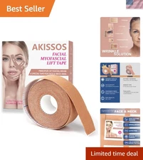 Hypoallergenic Face Lift Tape - Unisex Anti-Wrinkle Patches for Youthful Glow