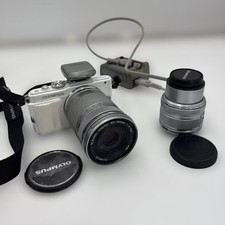 Olympus PEN E-PL6 Mirrorless Camera Lens Set Used From Japan