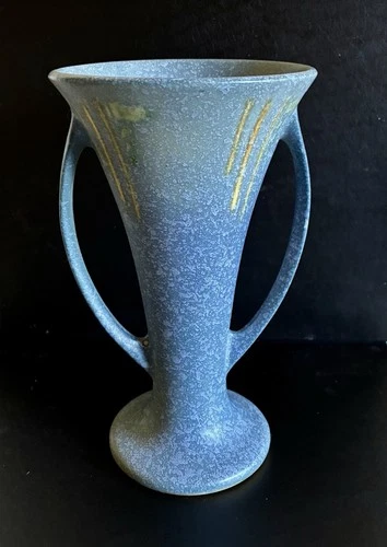 ROSEVILLE WINDSOR VASE - BLUE - 548--7