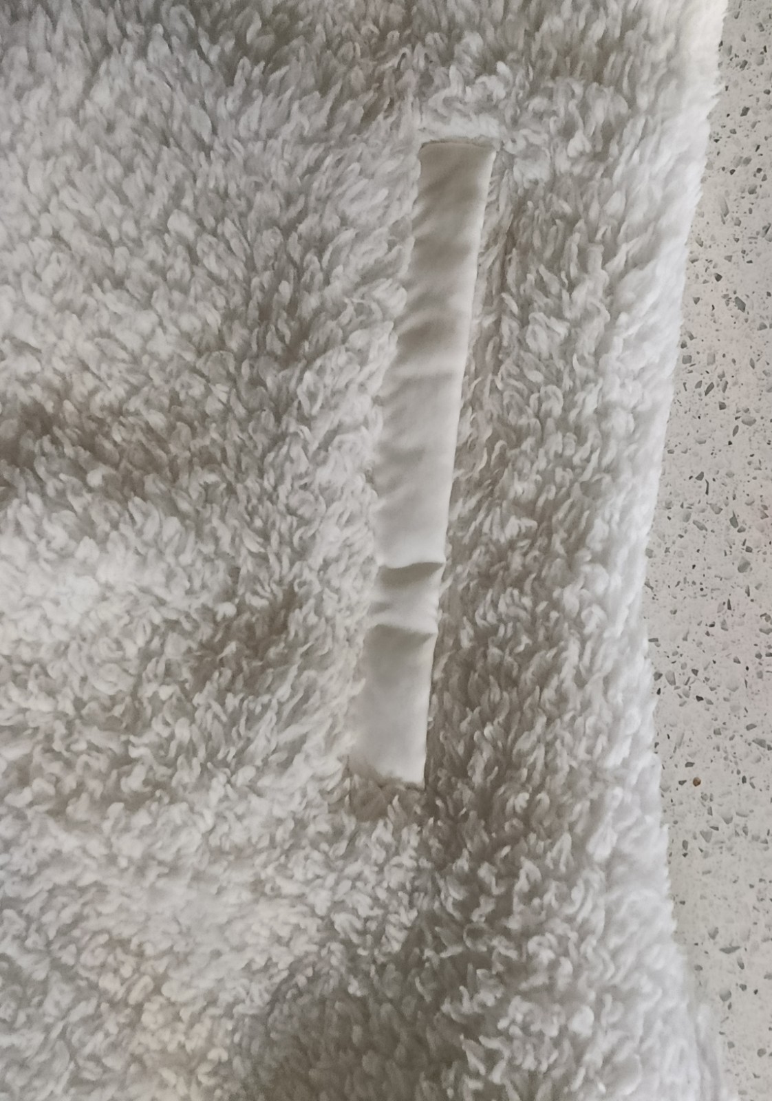 Women's Patagonia Vest Los Gatos size S white Furry Full Zip Fleece pile cozy thumbnail 15