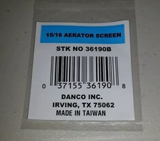 5 pack Danco 15/16 Brass Aerator Screens MFG : 36190B