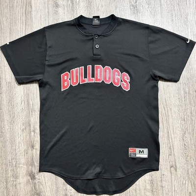 Nike Team Bulldogs Jersey Men s M Black Baseball Streetwear Y2K Athletic Davis 4