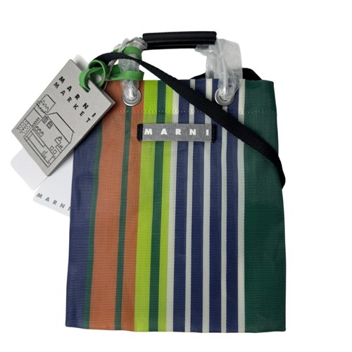 Excellent condition Marni 2-way striped mini shoulder bag/handbag/crossbody ...