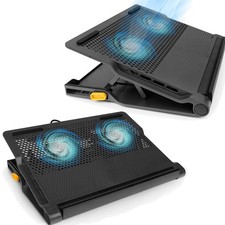 Laptop Cooling Pad for Laptops up to 17-inches, Dual High-Speed Fans Chill Ma...