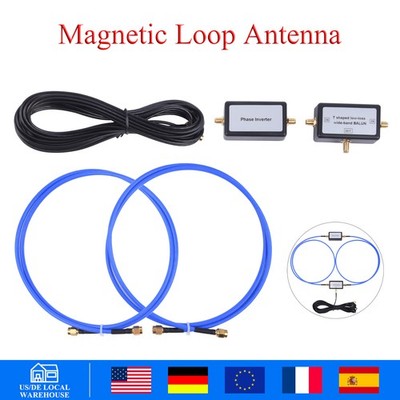 YouLoop Magnetic Loop Antenna Portabel+Preamplifier Amplifier ür HF und VHF