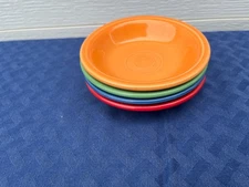 Lot of 4 Fiesta 6 oz Fruit Bowls. 5.25” Diameter.  1.25" Deep. Lot #1 & #3
