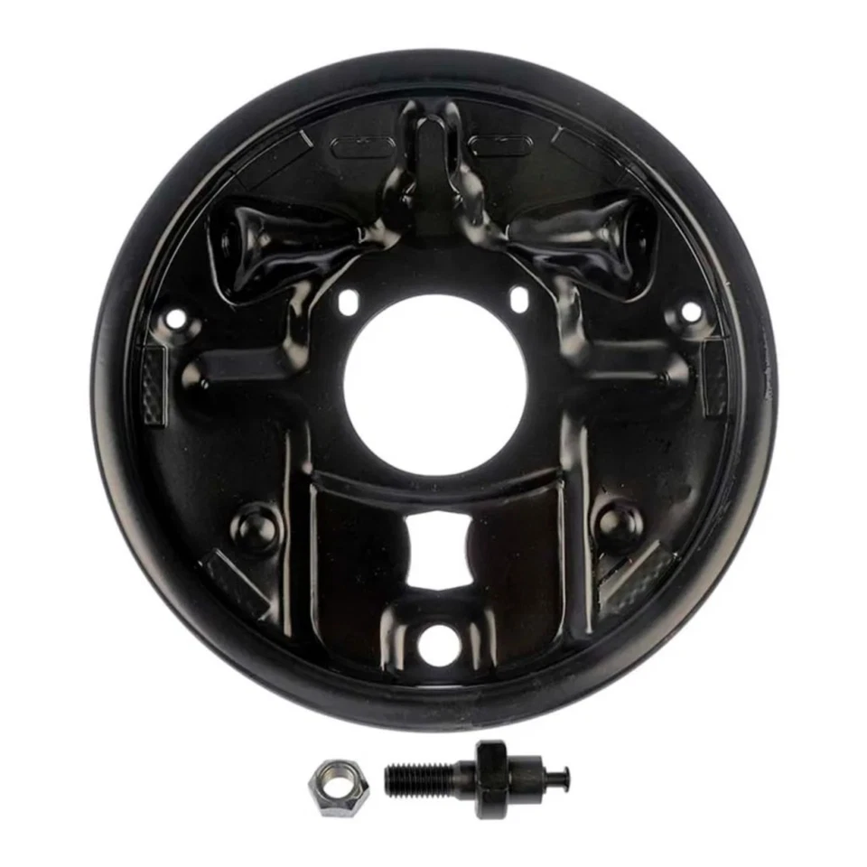 For GMC Sonoma 1991 1992 Brake Backing Plate Black | Drum Brake | Rust Resistant Foto 2 de 4