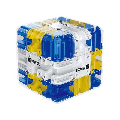 Share Large 3D Labyrinth Puzzle Maze Cube - Engaging Brain Teaser Toy, Improve