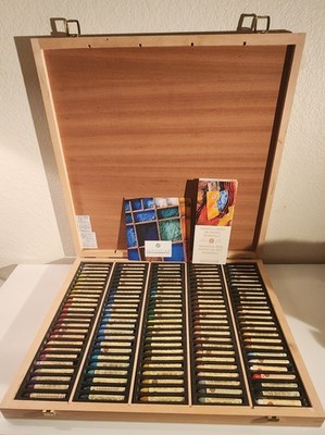 Sennelier Oil Pastel Wooden Box - Set of 125 Assorted Colors