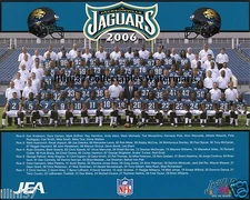 2006 JACKSONVILLE JAGUARS NFL FOOTBALL 8X10 TEAM PHOTO PICTURE