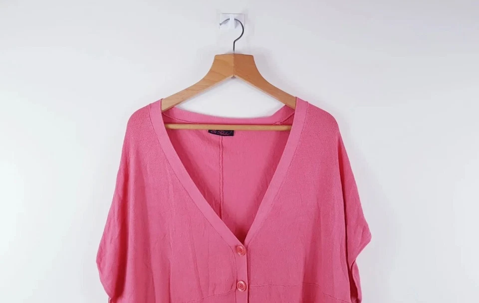 Cárdigan Manga Corta So Fabulous Talla 16 Rosa Tejido Mujer Foto 2 de 4