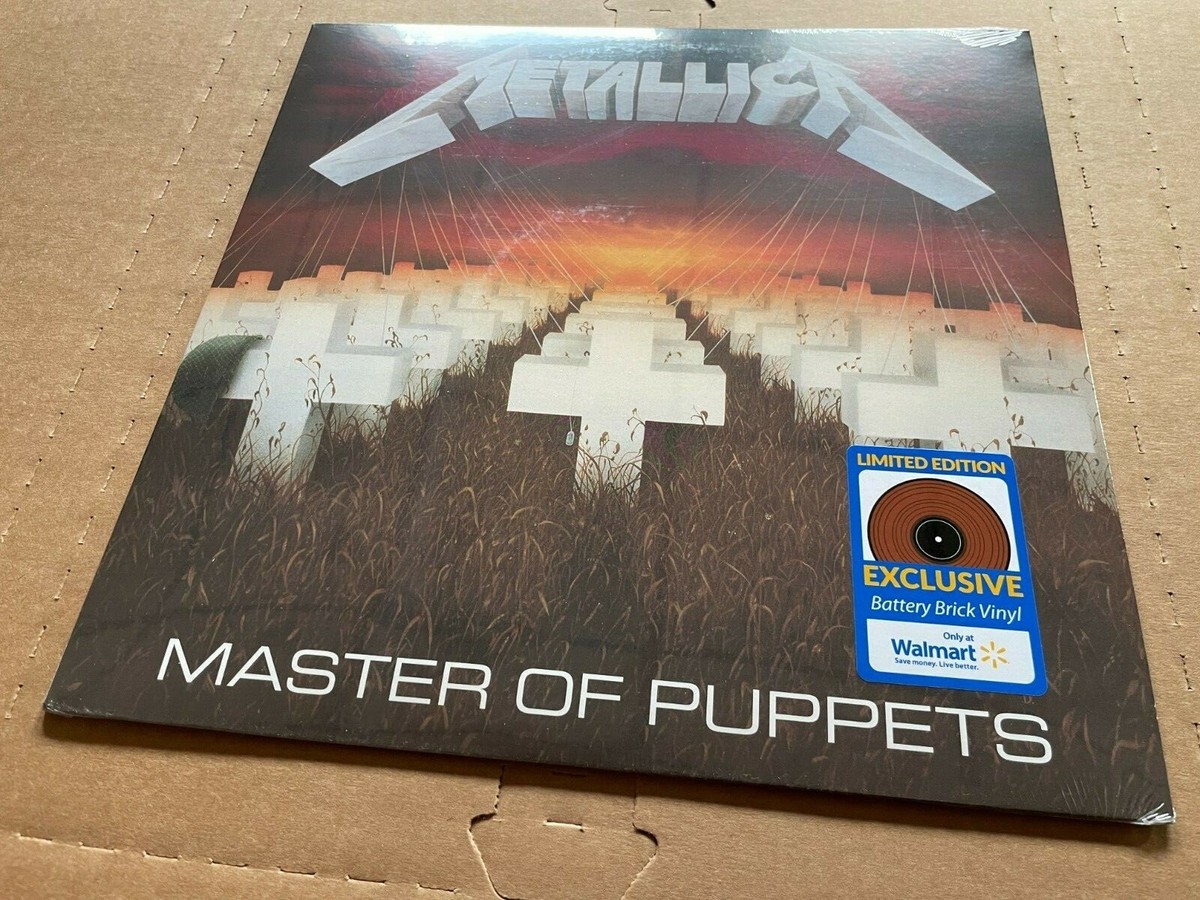 NEW SEALED Metallica - Master of Puppets BRICK RED Vinyl LP