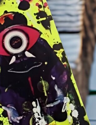 1*%様 希少supreme rammellzee deck 2002 コレクタ 2002 OLD Supreme Rammellzee Skateboard Deck in good condition