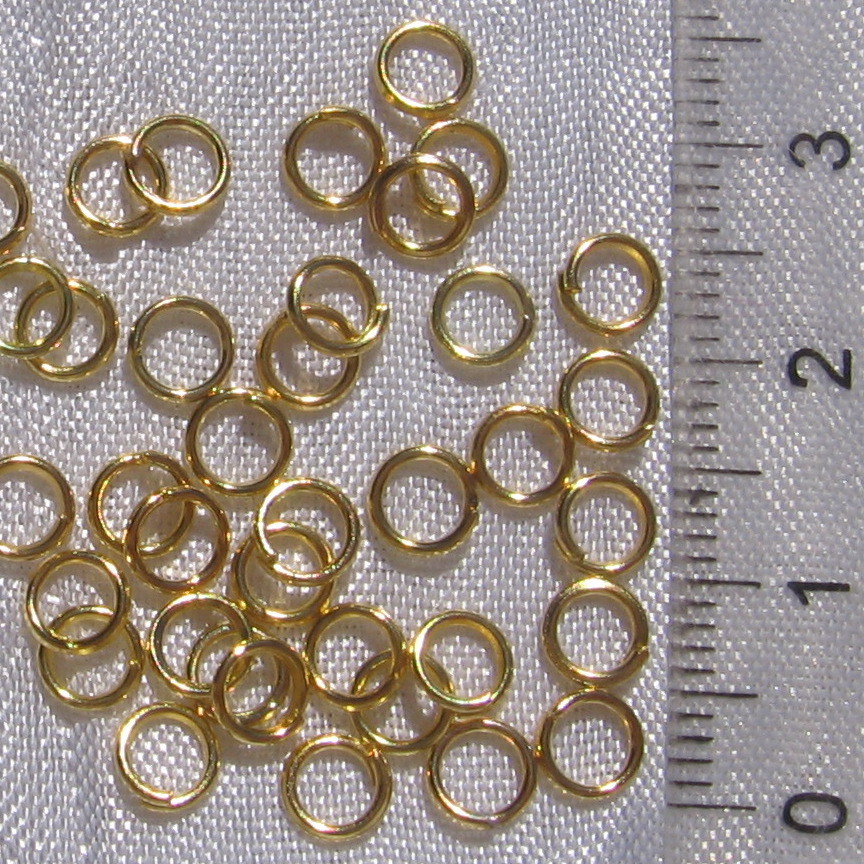 Anneaux De Jonction Dorés Pour Bijoux - Lot De Plus De 100 Pièces, Métal Argenté, Neuf, Création De Bracelets/colliers