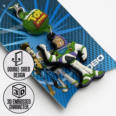 Official Disney Buzz Lightyear Charm Strap Purse Key Chain Galaxy