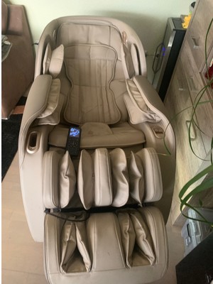 MAXXUS Massagesessel MX 10.0 Zero Champagner/beige, gebraucht aber TOP !!!