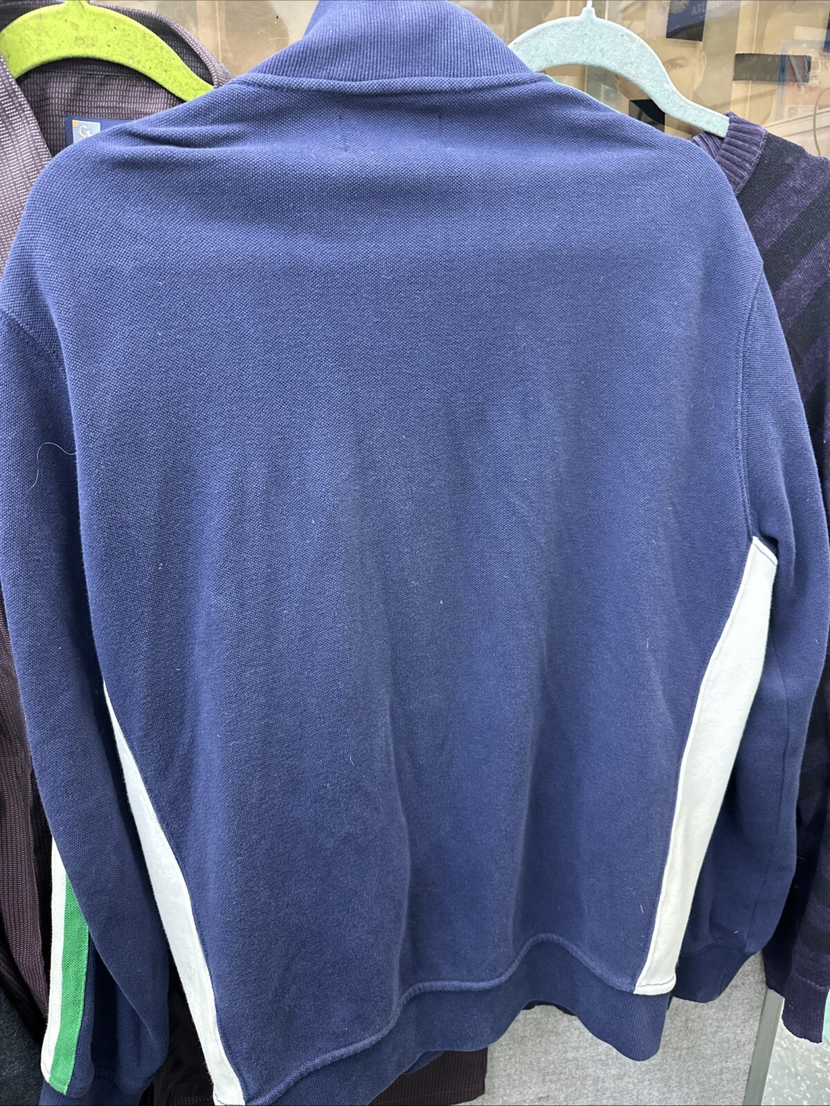 Polo Ralph Lauren Uomo Blu Navy Big Pony Vintage Track Jacket Medium