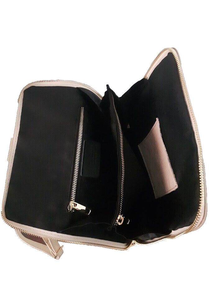 DIVINA FIRENZE Natural Leather Ivory Handbag/Backpack (Italy  display picture 1