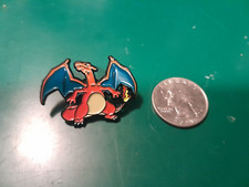 Fire dragon anime enamel lapel hat pin badge