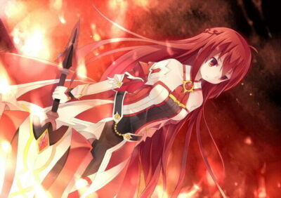 289392 Elsword Blade Master Eve Yama Raja Fight Anime PRINT POSTER