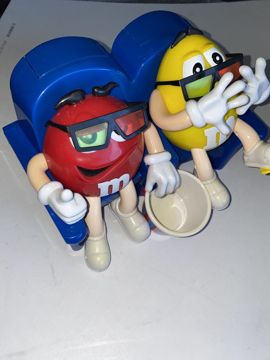 M&M's Vintage Candy Dispenser At the Movies with 3D Glasses