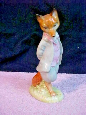 BESWICK BEATRIX POTTER FIGURINE - Foxy Whiskered Gentleman - BP 3a