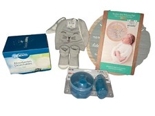 Lot Of Infant Items, New, Breastfeeding Pads, Formula Dispenser, And More