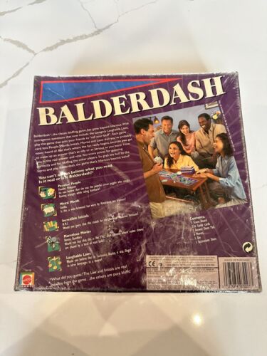 BALDERDASH The Classic Bluffing Board Game 2003 Mattel NIB - Picture 2 of 3