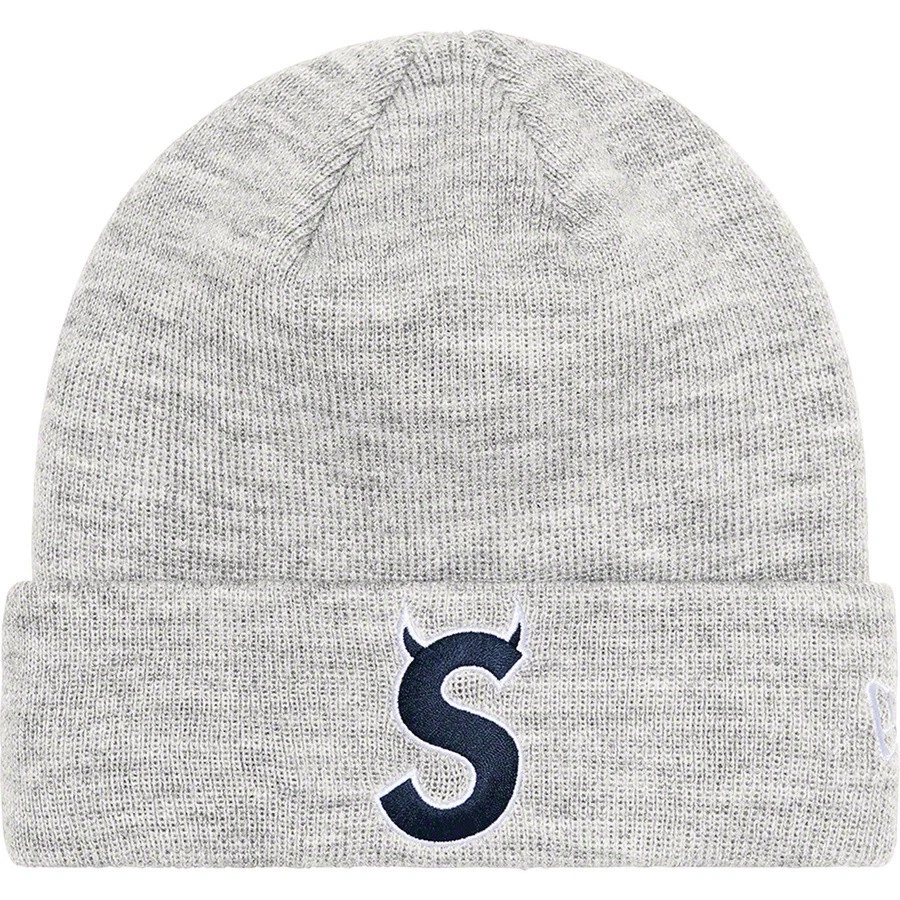 Beanie logo New Era Supreme® S (FW22)   gris bruyère