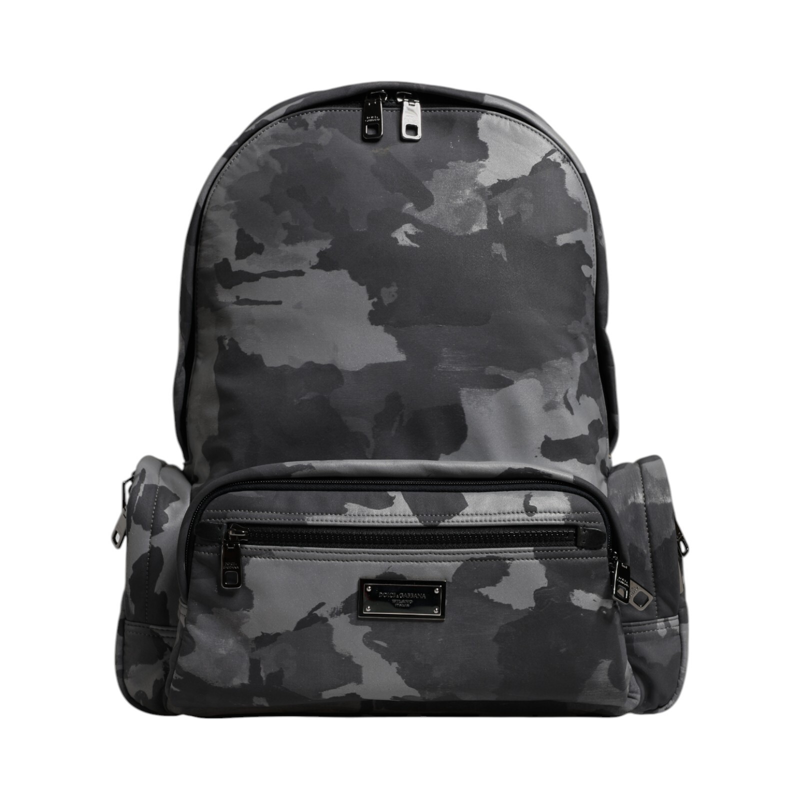 Сумка DOLCE - GABBANA из серого хлопка с камуфляжной надписью и рюкзаком с логотипом Borse 2280 долларов США 218090₽