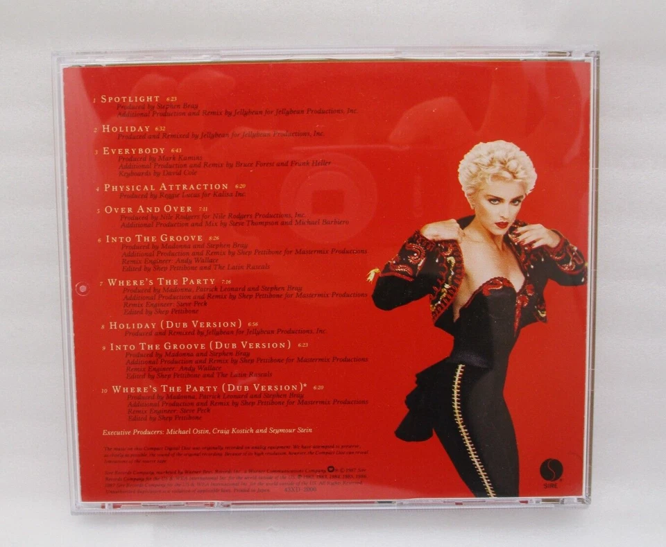 MADONNA 24K GOLD CD You Can Dance Mit Japanischen Liner Notes 43XD-2000 - Bild 2 von 4
