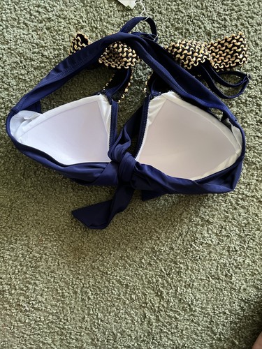 Eomenie Two Piece Criss Cross Bathing Suits for Woman Wrap Tie Swimsuits XL(B) - Picture 3 of 7