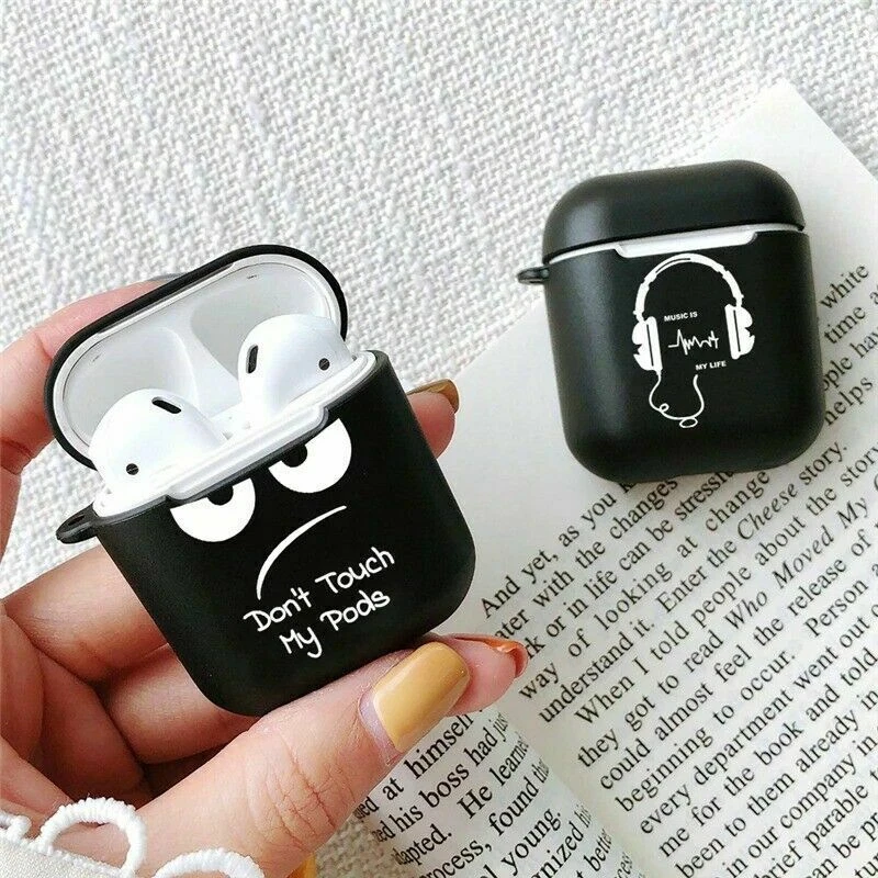 Cute Simple Text Earphone For AirPods Pro Case Cover 1 2 For Apple