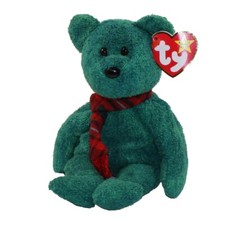 TY Beanie Baby - WALLACE the Bear (9 inch) - MWMTs Stuffed Animal Toy