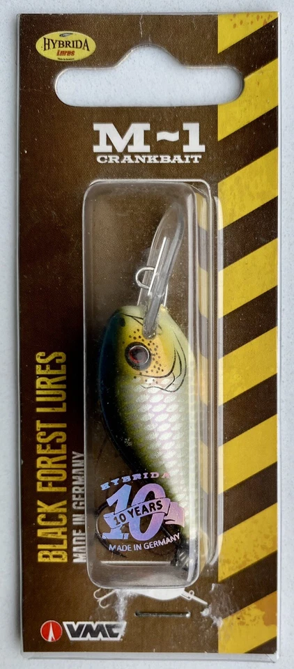 Hybrida Lures M1 Crankbait 4cm (WF) Floating Wobbler Kunstköder Barsch Forelle - Bild 1 von 1