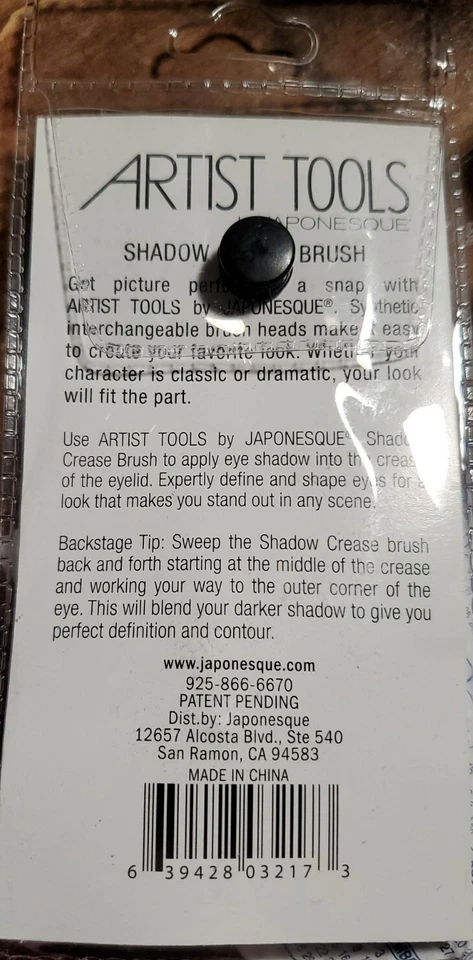 Artist Tools by Japonesque Shadow Crease Interchangeable Brush Piece NEW - Image 2 of 2