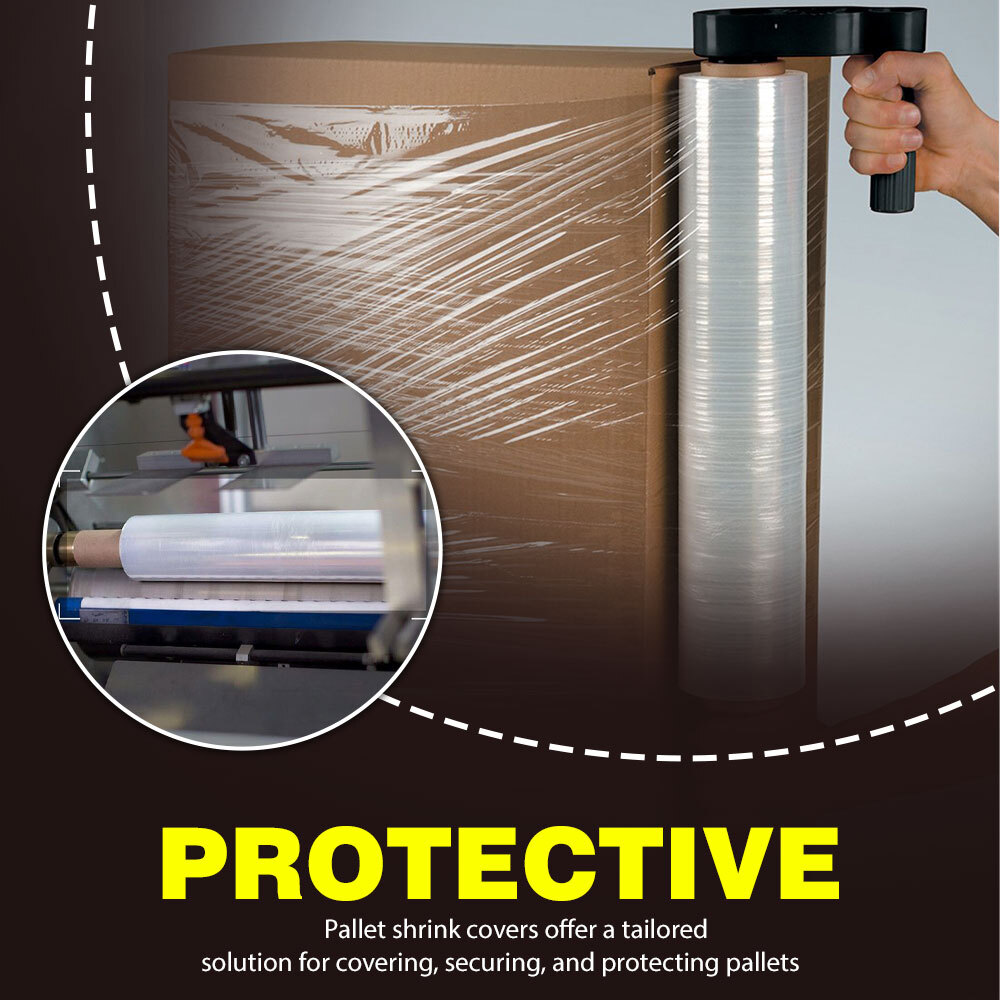 Pallet Shrink Wrap Clear Stretch Extended Industrial Cling Film